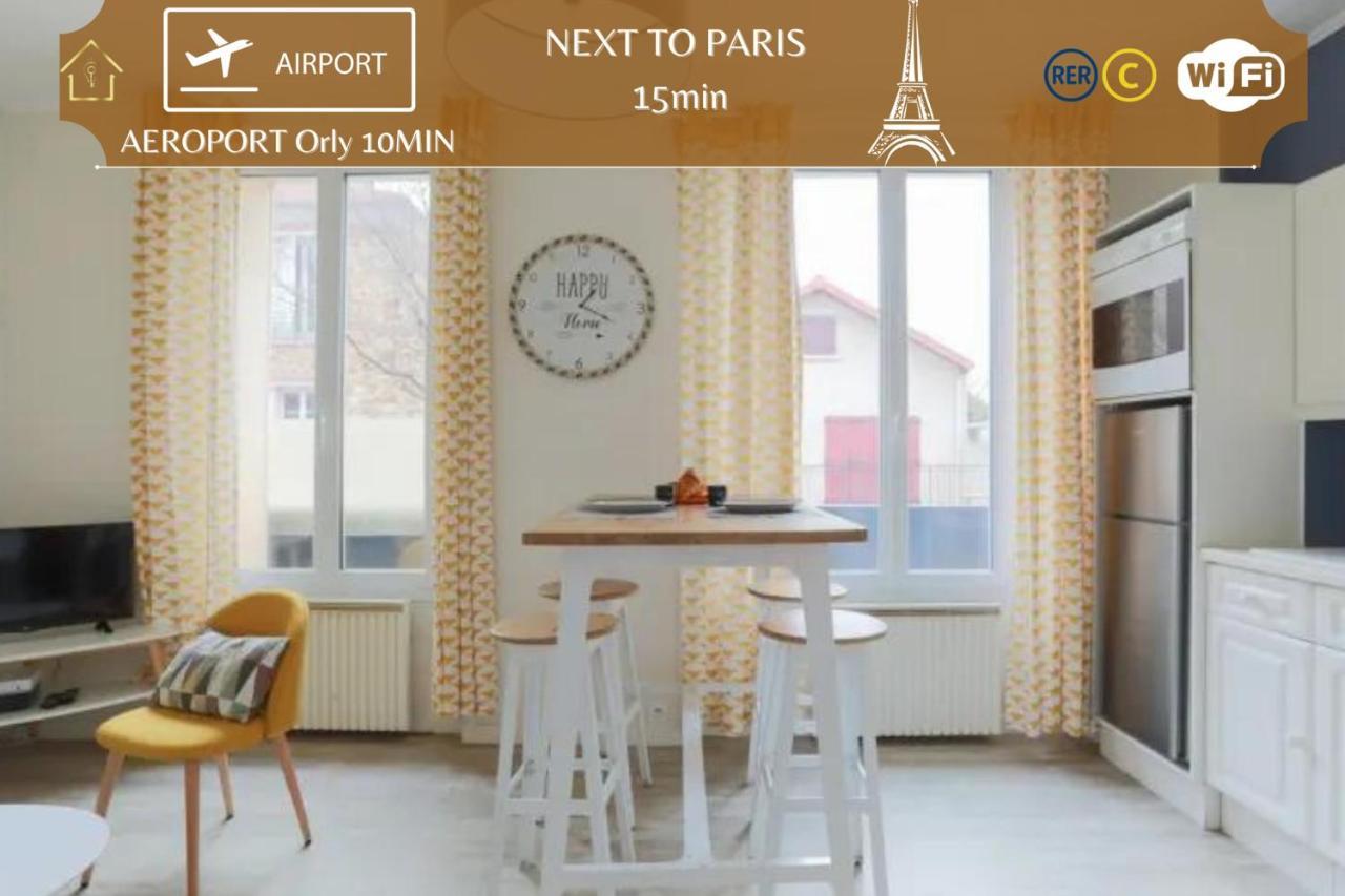 Choisy Parmentier-8 Min Paris- Airport Orly Apartman Kültér fotó